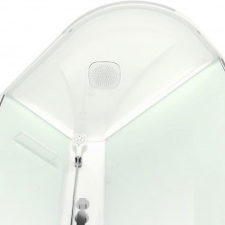 Душевая кабина Domani-Spa Delight Slim 128 high L 120х80 сатин-матированная/белая