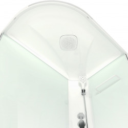 Душевая кабина Domani-Spa Delight Slim 128 high R сатин-матированная/белая