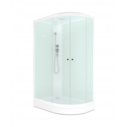 Душевая кабина Domani-Spa Delight Slim 128 L 120х80 сатин-матированная/белая