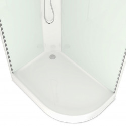 Душевая кабина Domani-Spa Delight Slim 128 L 120х80 сатин-матированная/белая