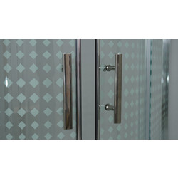 Душевой уголок Timo TL-1102 Romb Glass 100x100, с поддоном