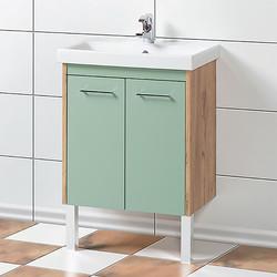 Тумба для умывальника Акваль Мята 60