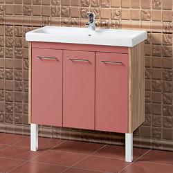 Тумба для умывальника Акваль Мята 80