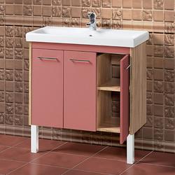 Тумба для умывальника Акваль Мята 80