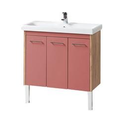 Тумба для умывальника Акваль Мята 80