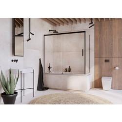 Шторка для ванны Radaway Idea Black PN DWJ+S 140x75 Left