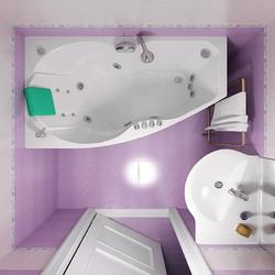 Гидромассажная ванна Triton Бриз 150х95 R, Стандарт (+спина+кран-переключатель)