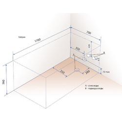 Акриловая ванна Triton Катрин 170х70, в комплекте с каркасом