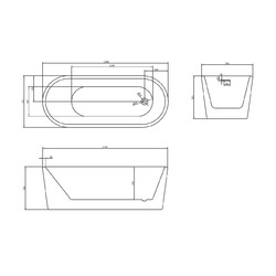 Акриловая ванна ABBER AB9272-1.7 170х70