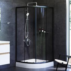 Душевой уголок AM.PM X-Joy Black 90x90 с поддоном