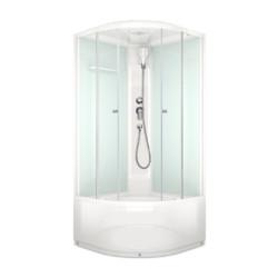 Душевая кабина Domani-Spa Delight 99 high 90x90 прозрачный/белый