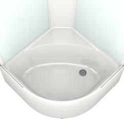 Душевая кабина Domani-Spa Delight 99 high 90x90 прозрачный/белый