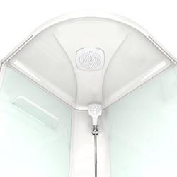 Душевая кабина Domani-Spa Delight 99 high 90x90 прозрачный/белый