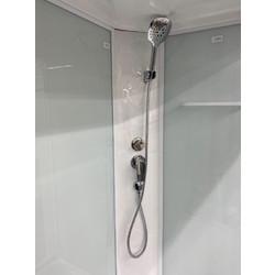 Душевая кабина Domani-Spa Delight 99 high 90x90 прозрачный/белый