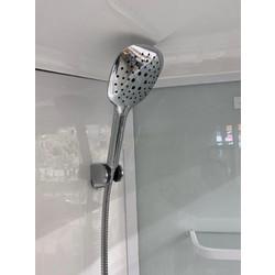 Душевая кабина Domani-Spa Delight 99 high 90x90 прозрачный/белый