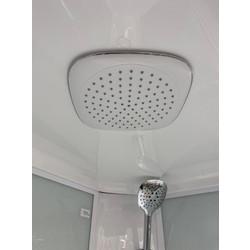 Душевая кабина Domani-Spa Delight 99 high 90x90 прозрачный/белый