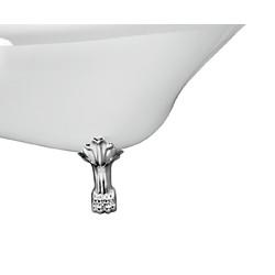 Акриловая ванна Cerutti SPA Vico 150x75, ножки хром