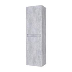 Шкаф-пенал подвесной Grossman ЭДВАНС-35, цемент светлый