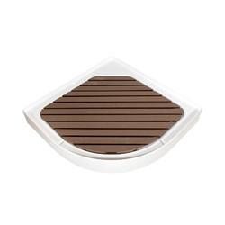 Душевая кабина с LED-подсветкой и гидромассажем DTO EM1580NLED+GM 80x80