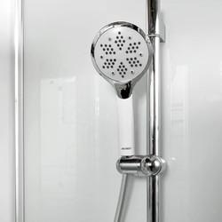 Душевая кабина с LED-подсветкой и гидромассажем DTO EM1580NLED+GM 80x80