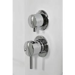 Душевая кабина с гидромассажем DTO L690NGM 90x90