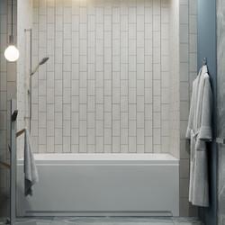 Акриловая ванна Triton Прага 150x70, с каркасом, сифоном, экраном и торцевым экраном