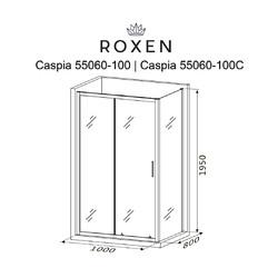 Душевой уголок Roxen Caspia 55060-100-L 100x80