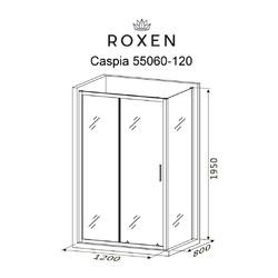 Душевой уголок Roxen Caspia 55060-120-L 120x80