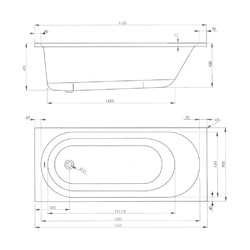 Акриловая ванна VagnerPlast Kasandra 165x70