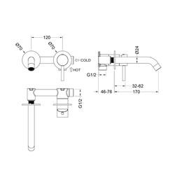 Смеситель для умывальника Timo Saona 2372/17SM