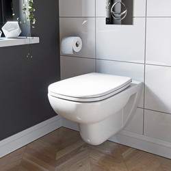 Унитаз подвесной Duravit D-Code 45350900A1, с крышкой soft-close