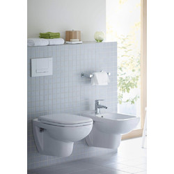 Унитаз подвесной Duravit D-Code 45350900A1, с крышкой soft-close