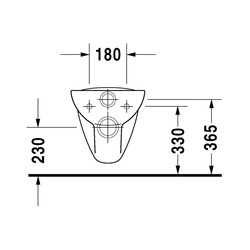 Унитаз подвесной Duravit D-Code 45350900A1, с крышкой soft-close