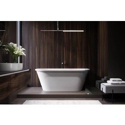 Ванна из искусственного камня HOLBI Galatea 170x77, белый глянцевый