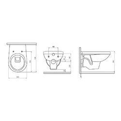 Комплект Berges для монтажа подвесного унитаза: инсталляция ATOM 410, кнопка Soft Touch чёрная, унитаз GAMMA, сиденье Gamma, микролифт, быстросъёмное