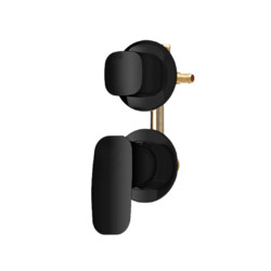 Душевая кабина Domani-Spa Black Accents 128HL 120x80 прозрачное стекло / чёрные стенки с крышей (левая)