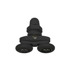 Душевая кабина Domani-Spa Black Accents 128HL 120x80 прозрачное стекло / чёрные стенки с крышей (левая)