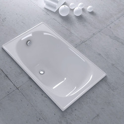 Стальная ванна Smavit Cassia Mini Titanium с сиденьем 120x70
