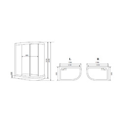 Душевая кабина с гидромассажем Timo Comfort T-8802 R Clean Glass