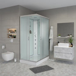 Душевая кабина с гидромассажем Niagara Classic NG-43975-14QG 90х70