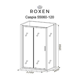 Душевой уголок Roxen Caspia 55060-120-R 120x80