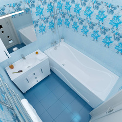 Акриловая ванна Triton Стандарт 170х75 Экстра, с ножками, экраном и сифоном