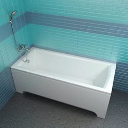Акриловая ванна Ravak Set Domino Plus 170x75, с ножками и сифоном